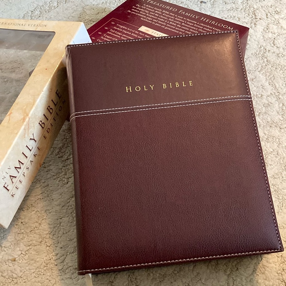 Brown Leather Holy Bible
